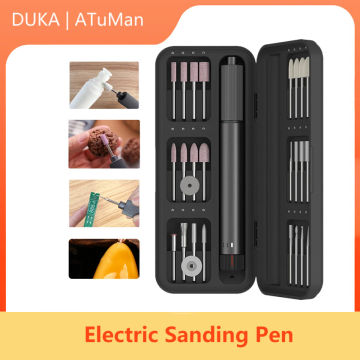 DUKA ATuMan Mini Drill Electric Carving Pen Variable Speed Rotary Tools Kit Engraver Pen for Grinding Polishing Angle Grinder