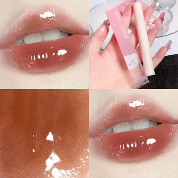 Mirror Lip Gloss Moisturizing Liquid Lipstick Waterproof Non-stick Cup Sexy Women Lip Tint Lip Glaze Korean Makeup Cosmetics