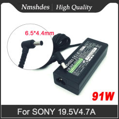 NMSHDES Laptop Charger For Sony VAIO VGP-AC19V42 90W 19.5V 4.7A Power Supply Ac Adapter Notebook
