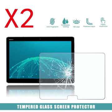 2Pcs Tablet Tempered Glass Screen Protector Cover for Huawei MediaPad M3 Lite 10 9H Explosion-Proof Tempered Glass Screen
