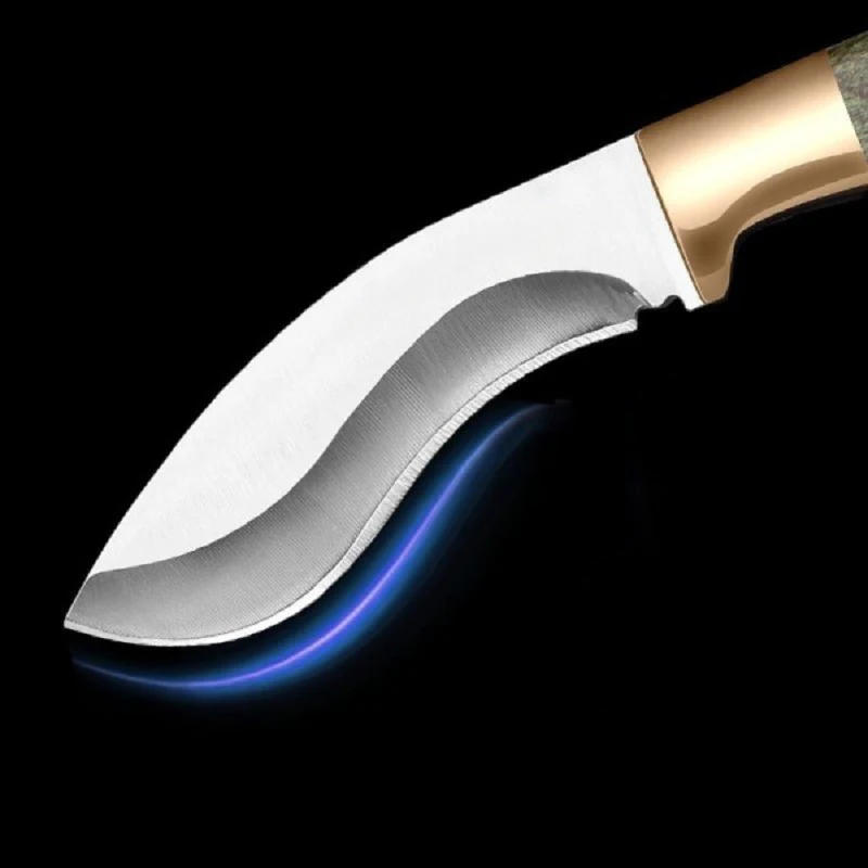 Description Picture 3 of itemSharp EDC Barbecue Cut Meat Knife with Sheath，Portable Multi -purpose Fruit Knife，Mini Pocket Knife，Suitable for Home and BBQ