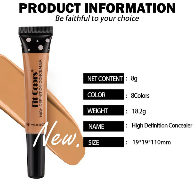 Description Picture 4 of itemMatte Liquid Concealer Waterproof Correctors Concealing Long Last Flawless Acne Anti Dark Circles Make Up for Women Professional