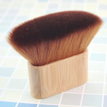 Makeup brush Body brush Bamboo flat brush Loose paint bamboo handle beauty salon tool Shredding hair sweep barber brush