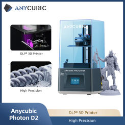 ANYCUBIC Photon D2 5.9 inch DLP 3D Printer High Speed Long Lifespan DLP Resin 3D Printer Printing Size 131x73x165mm