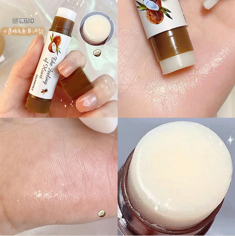 Description Picture 4 of item3pc Set Fruity Lip Balm Moisturizing Nourishing Lip Gloss Natural Temperature Change Color Lipstick Cheap Makeup Lip Skin Care