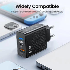 65w Usb Charger Fast Charging Plug Pd q c 3.0 Type C Charging Adapter Compatible For phone pad Tablet