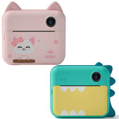 Children Camera Instant Print Camera For Kids 1080P HD Camera With Thermal Photo Paper Child Digital Cameras For Birthday Gifts