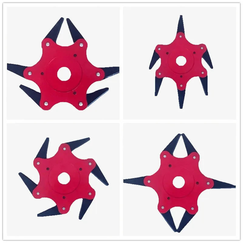 Description Picture 5 of itemNEWEST 6 Teeth Brush Cutter Blade Trimmer Metal Blades Trimmer Head 65Mn Garden Grass Trimmer