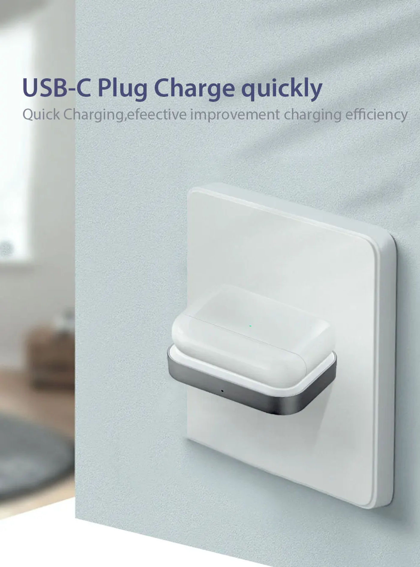 Description Picture 6 of itemWireless Charger For Apple Watch 7/6/5/4/3/2/1 Portable 2 in 1 Magnetic USB-C Fast Charging Dock Station For Airpods Pro Charger