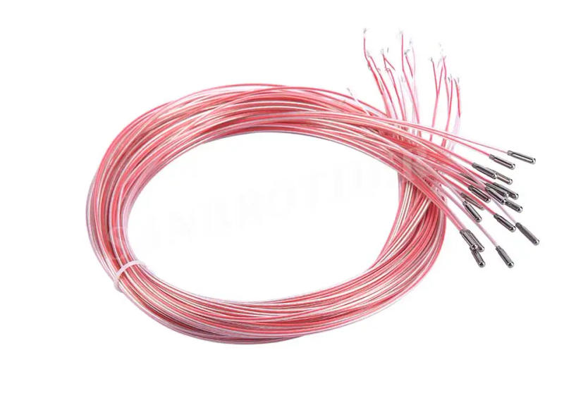 Description Picture 3 of item3D Printer NTC 100K Thermistor 3*15mm Steel Head Temperature Cable 1.4Meter long Accessories 3D Printer Parts