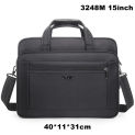 OYIXINGER Laptop Bag Capacity Men Briefcase Waterproof Oxford Shoulder Bag For 15 17 Inch Macbook Air Pro Business Briefcase