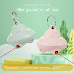 Laser Cat Teaser Collar Toy Plastic Rechargeable with Bell Pet Cat Interactive Exercise Toy Accessories Products Indoor Chase