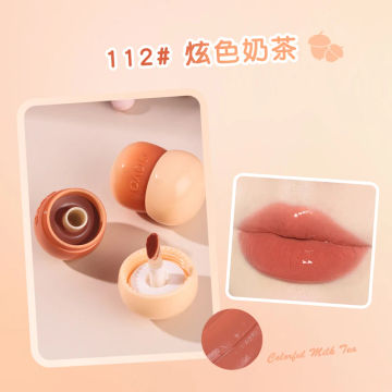 Lovely Pinecone-Shape Crystal Jelly Lipstick Nourishing Lip Lasting Tint Makeup Pigment Water Light Lip Glaze Hydrating Lip Balm