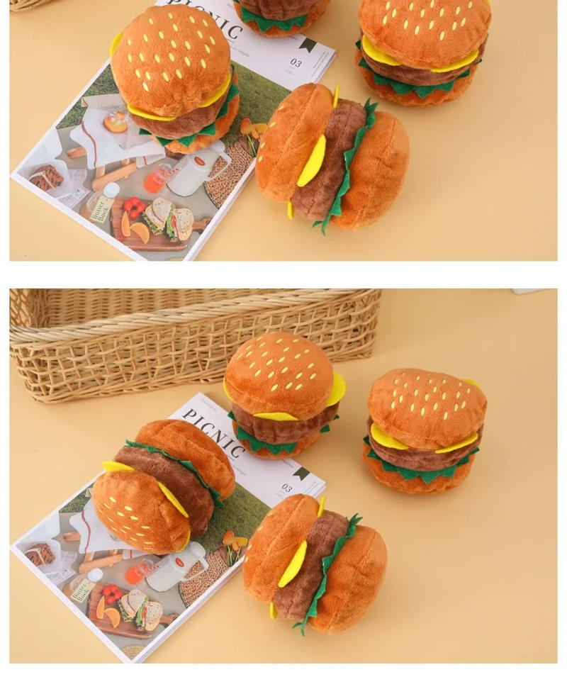 Description Picture 5 of itemKahn Pet Indoor Interaction Vocal Toy Meat  Fish Shrimp Egg doll  for Dog Cat Training Playing Teeth Grinding Puppy Toys