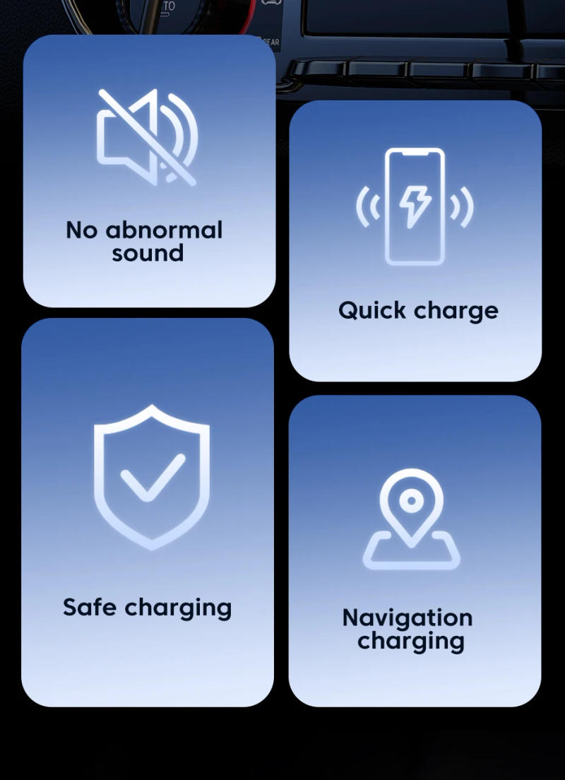 Description Picture 3 of itemNew 15W Car Wireless Charging Vents Quick Charging Car Phone Holder Automatic Opening and Closing Navigation Car iPhone15 14 13