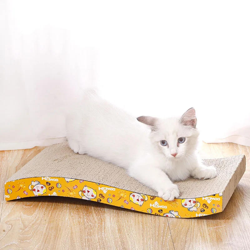 Description Picture 6 of itemWooden Cat Scratcher Scraper Detachable Lounge Bed 3 In 1 Scratching Post For Cats Training Grinding Claw Toys Cat Scratch Board