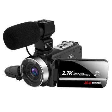 KOMERY Digital Video Camera 2.7K Camcorder 30MP 16X Digital Zoom 3.0Inch Wifi Function Video Cameras