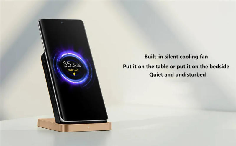 Description Picture 5 of itemXiaomi 50W Wireless Charger Vertical Air Cooling With 67W Charger 6A Type-c Cable Fast Charging For Xiaomi 11/12/13 For iPhone