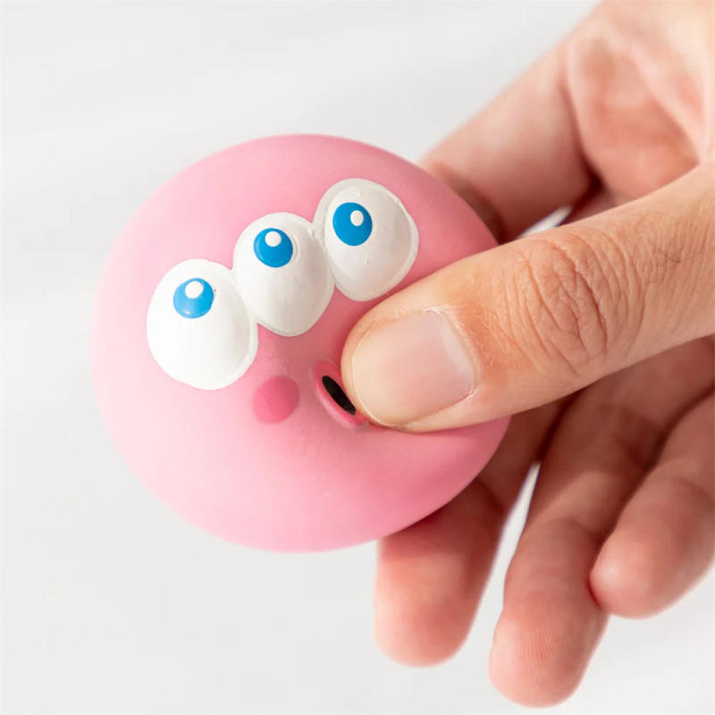 Description Picture 5 of itemDog Toy Ball Bright Color Chew Toys Soft Squeak Rubber Balls For Small Dogs Puppy Interactive Fetch Play Training Toys