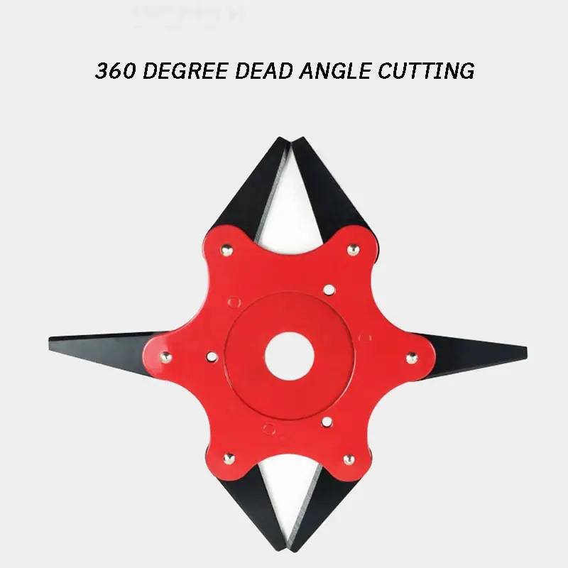 Description Picture 6 of itemSix Blade Mowing Head Grass Head Durable Steel Thickened Garden Weeding Head Brush Cutter Weeding General Accessories 1pc