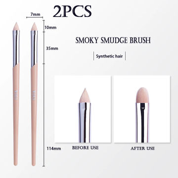 Eyeshadow Eyeliner Smudge Brush Eyeliner Smoky Brush Fashion Fenty Style Make Up Brush Pink  Smoky Smudge Makeup Tool 220#