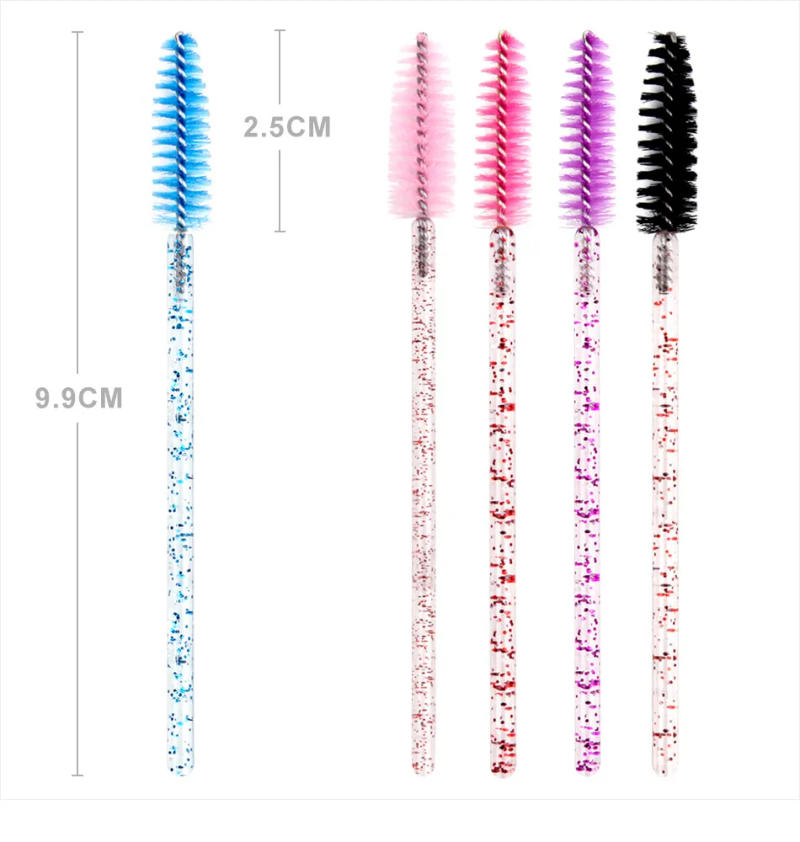 Description Picture 5 of item50Pcs Micro Brushes  50Pcs Eyelash Brushes Disposable Applicators Mascara Wands Spoolie Cosmetics Lash Extension Makeup Tools