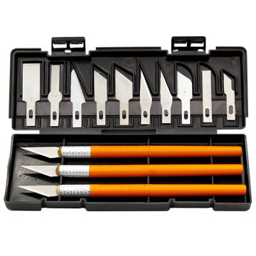 13pcs Set Art Carving Cutter With Box Paper Sticker Cutter Wood Carving Blade Cutter Head Is Removable Carving Tools