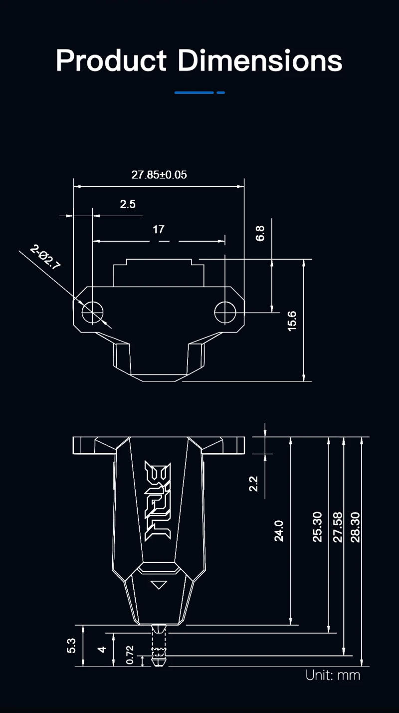 Description Picture 4 of itemBIGTREETECH Microprobe Auto Leveling Kit LED Indicator Light 3D Printer Part  For Ender-3 For BIQU B1 Printer H2 Series Extruder