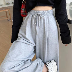 Gray Sweatpants for Women 2022 Autumn New Baggy Fashion Oversize Sports Pants Balck Trousers Female Joggers Streetwear