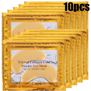 1/5/10 Pairs Collagen Crystal Eye Mask Moisturizing Gel Eye Patches Remove Dark Circles Anti Age Bag Eye Anti Wrinkle Skin Care