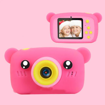 Dual Lens Cute Kids Mini Camera 1080P Children Digital Video Photo Vlog Camara Fotos Baby Kinder Child Education Toys Best Gift