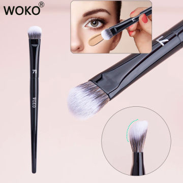 Angled Concealer Brush Buildable Coverage Concealer Blending Makeup Brush Professional Concealer Liquid Cream Sticks Makeup Tool