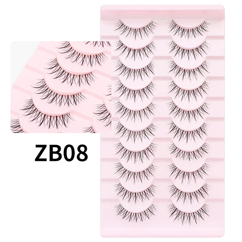 Description Picture 6 of itemDINGSEN Cat Eye Lashes Extension Natural Eyelashes Anime Winged Eyelashes Clear Band Lashes Eyelash Manga Lashes Makeup