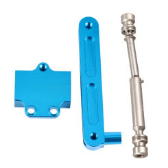 Metal Rear Middle Drive Shaft For Fy-01/02/03/04/05 Wltoys 12428 12423 & Metal Steering Component Steering Servo Saver