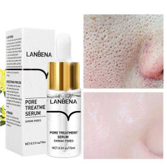 LANBENA Pore reatment Essence Shrink Pores Acne Treatment Remover Nose Blackhead Skin Firming Moisturizing Face Serum Skin Care