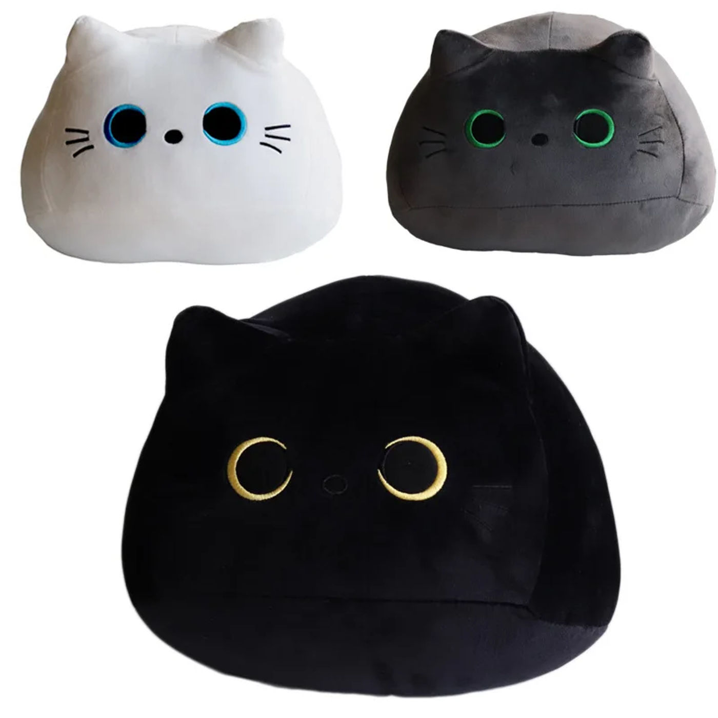 Description Picture 2 of itemKawaii Black Cat Approximately 10cm Pillow Plush Doll Toy Cute and Cute Boy/Girl Friend Decorative Children's High Quality Gift