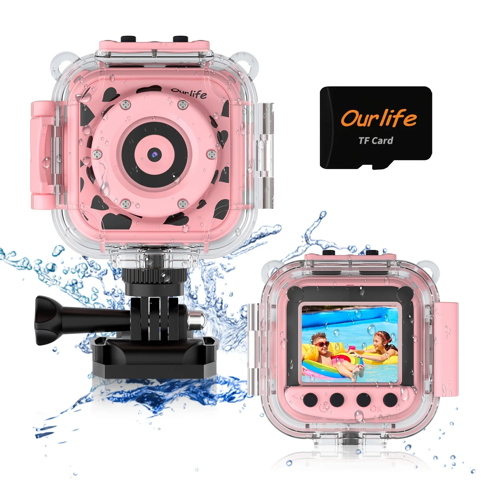 Ourlife Kids Waterproof Camera,