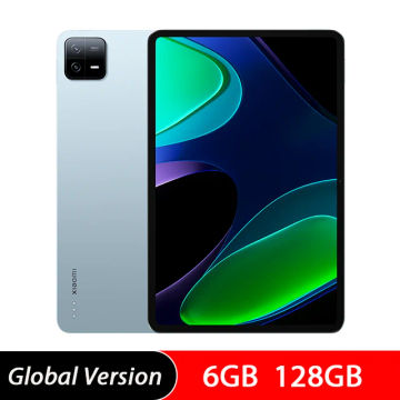 Xiaomi Pad 6 Global Version Snapdragon 870 Processor 128GB/256GB 144Hz WQHD+ 11-inch Screen 8840mAh Battery 33W Tablet 6