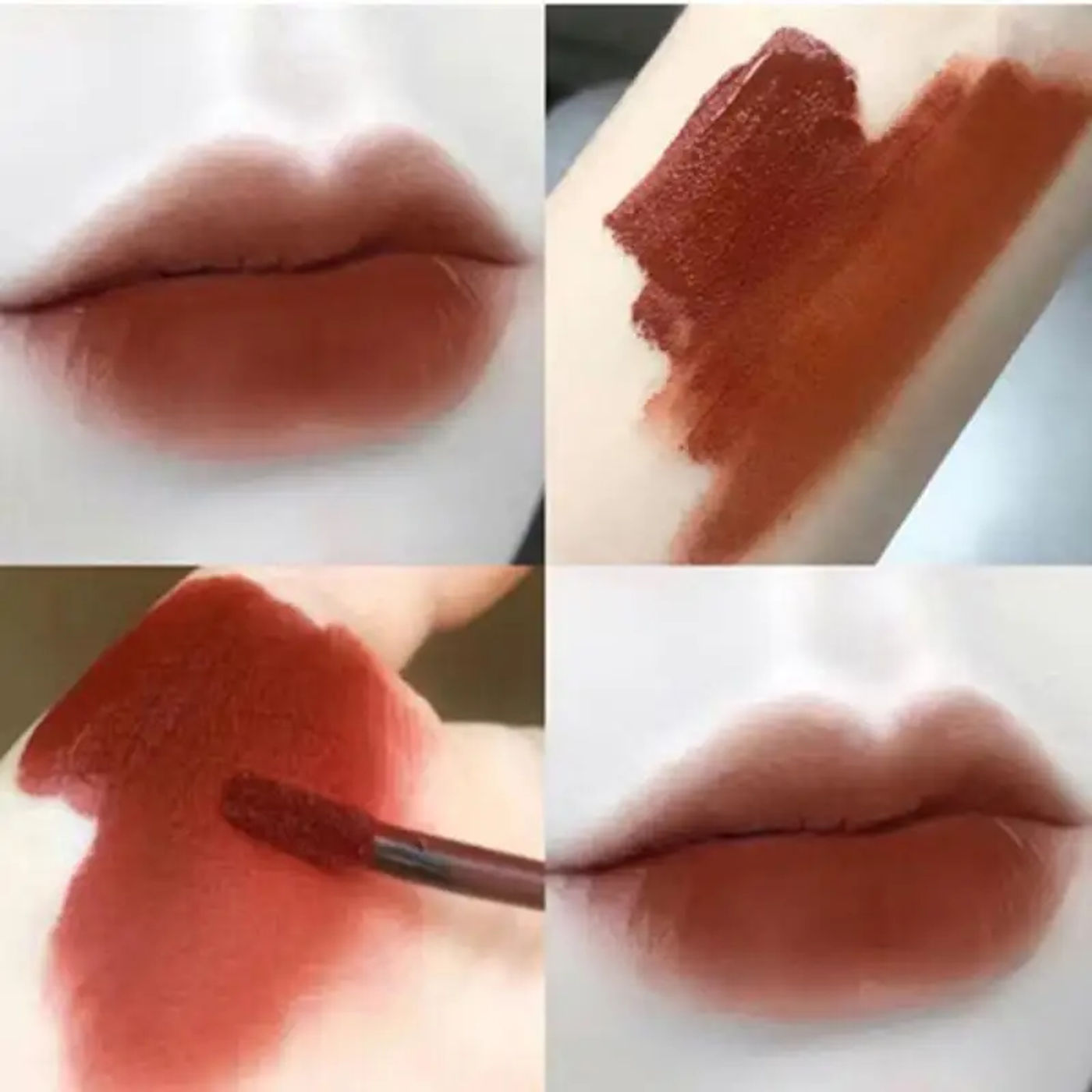 Description Picture 6 of item6 Colors Ink Velvet Matte Dyeing Lip Gloss Moisturizer Non-Stick Cup Lipstick Waterproof Long Lasting Lip Tint Korean Cosmetics