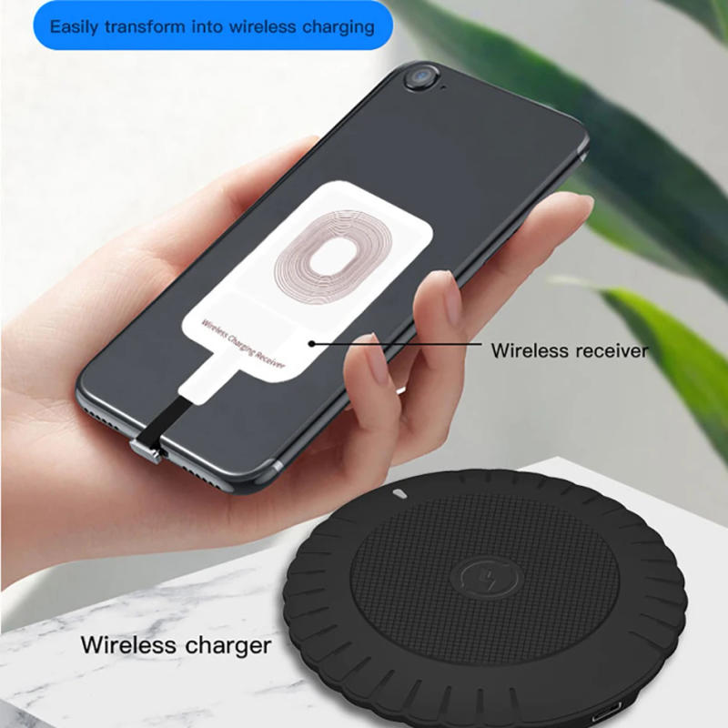 Description Picture 4 of itemQi Wireless Charging Receiver Micro USB Type C Universal Fast Wireless Charger Adapter For Samsung Huawei iPhone For Xiaomi