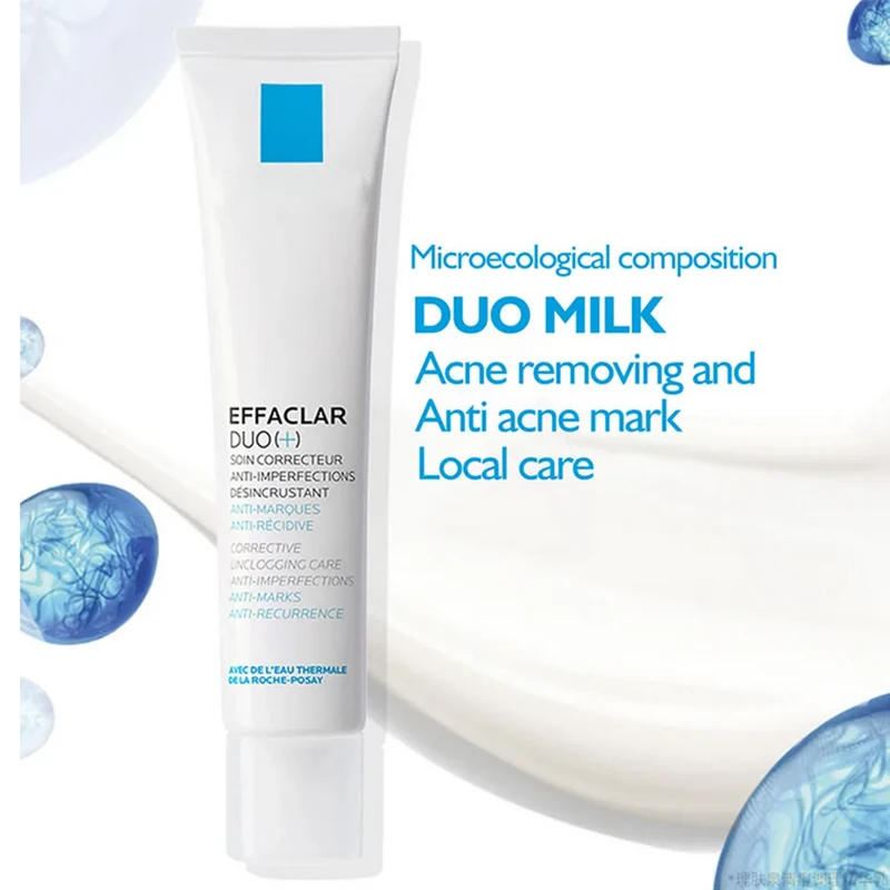 Description Picture 3 of itemEffaclar Duo+ Acne Treatment Cream Acne Spots Marks Repair Oil Control Moisturizing Repair Face Care Serum 40ml