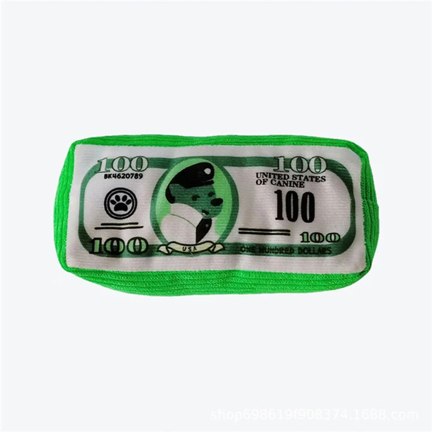Description Picture 4 of itemPlush Dog Toys Funny Squeaky Sounding Paper Resistance To Bite Chew Dog Toys Clean Teeth Pet Supplies