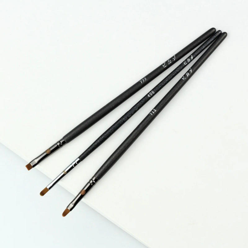 Description Picture 4 of item722 406 Precision Eyeliner Beveled Concealer Makeup Brushes Tapered Eyelid Make Up Brush Flat Liner Liquid Eyebrow Makeup Tool