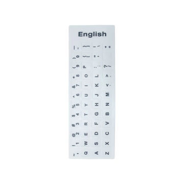 English Russian Korean Spanish Italiano Language Keyboard Letters Stickers Alphabet Waterproof Durable Layout Button Sticker