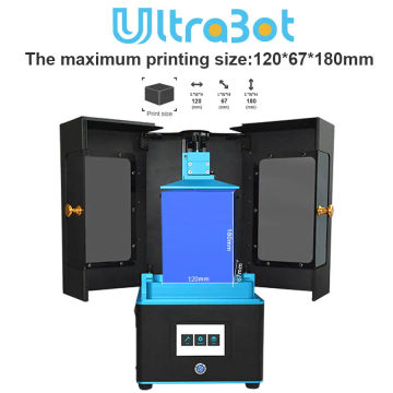 Tronxy 2021 Ultrabot 5.5 Inch 2K LCD Light Curing 3D Printer UV Quick Slice with 405nm Matrix Photosensitive Resin Filament