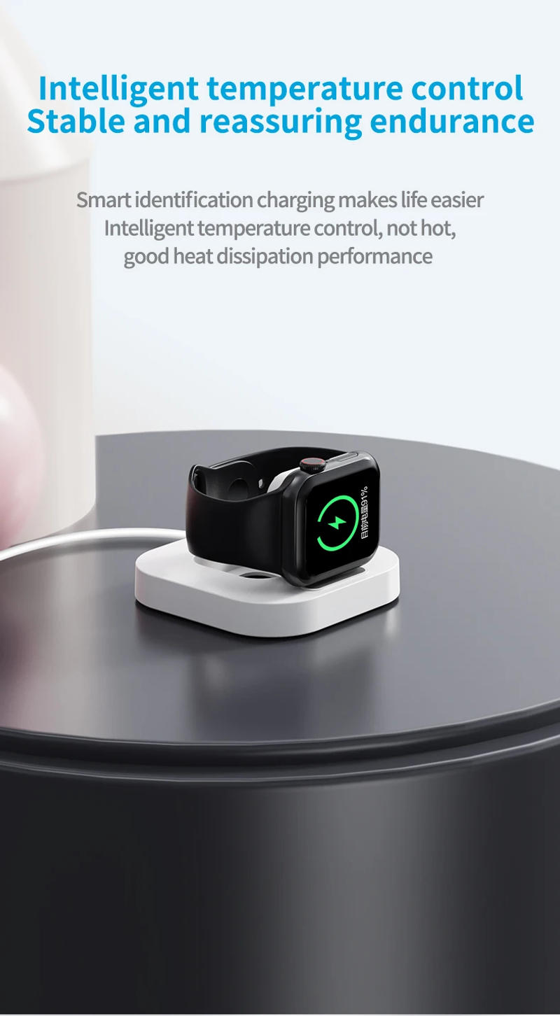 Description Picture 3 of itemFoldable Mini Magnetic Wireless Charger For Apple Watch series 8 7 6 5 4 SE 3 2 iWatch Type C Wireless Charging For Apple Watch