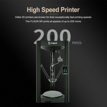 FLSUN SuperRacer SR 3D Printer 200mm/s Auto-leveling TMC2209 Silent Driver Touch Screen 32-Bit Processor Linear Rail