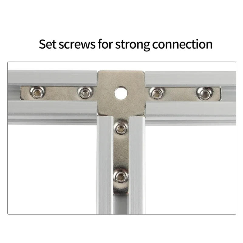 Description Picture 4 of item2 Way/3 Way/90 Tees Nut Bracket Sliding Nut for V-Slot/C-Beam Linear Connection 3D Printer Parts Accessories