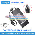 Original 24V 9.16A 220W AC Adapter FSP220-AAAN1 9NA2200106 Charger For VERIFONE PWR169-501-01-A AD220AAAN1-VER FSP Power Supply