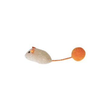 Cat toy teasing cat plush little mouse fur ball mouse combination simulation mouse toy containing cat mint linen mouse